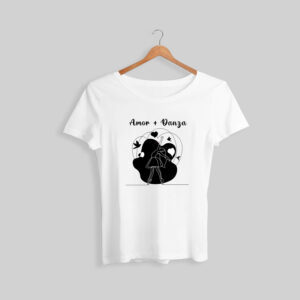 Playera de mujer Amor y danza