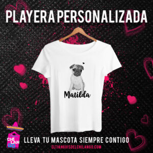 Playera personalizada de mascota