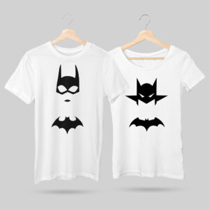 Playera para parejas Batman & Gatúbela